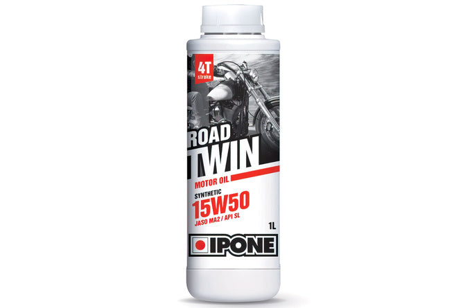 4-Stroke Engine Oil 15W50 Ipone Road Twin semi-synthetic 1L