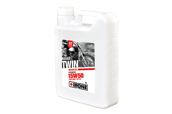 4-Stroke Engine Oil 15W50 Ipone Road Twin semi-synthetic 4L
