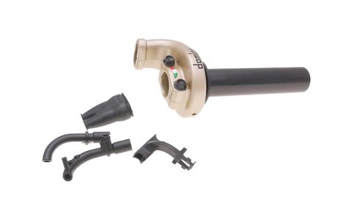 Quick-Action Throttle Domino KRE 03 Offroad 2.6°/ 45mm titanium