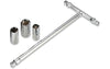 Socket Wrench T-handle 3 sockets