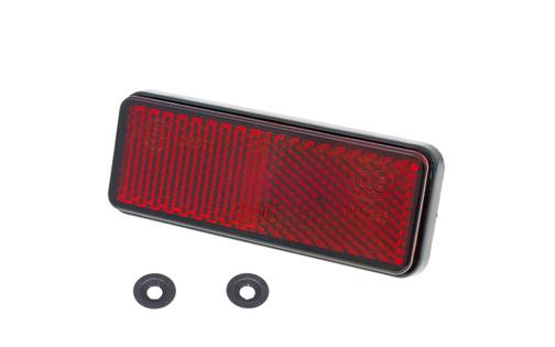Reflector rear angular red