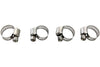 Hose Clamps stainless steel 7-17 mm (x4)