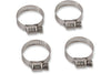 Hose Clamps stainless steel 10-27 mm (x4)