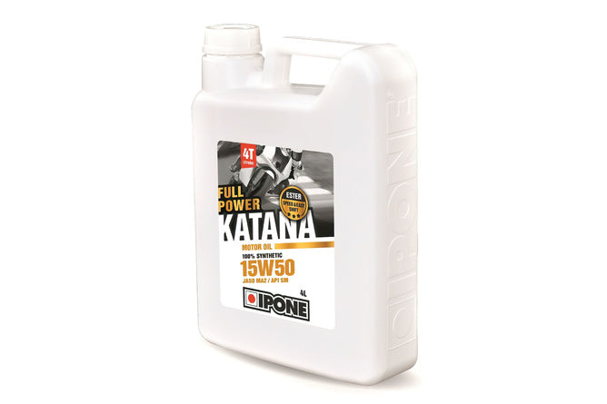 4-Stroke Oil 15W50 Ipone Full Power Katana 100% synthetic 4L