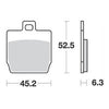 Brake Pads OEM quality Yamaha Aerox (rear) / Slider (front)