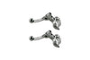 Decompression / Choke Levers x2 chrome-plated metal