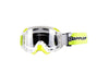MX Goggles double lens Doppler white / yellow