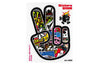 Sticker Bomb "Salut de motard" 10x12cm