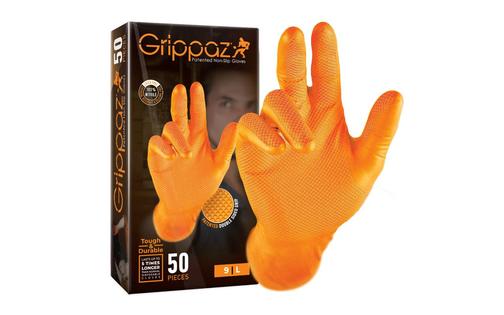 Work Gloves Nitrile High Resistance orange - 25 pairs - T11 (XXL)