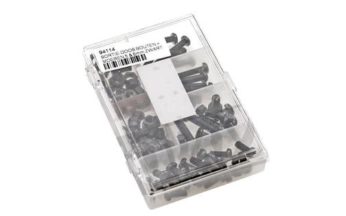 Screw Kit chassis 50 pcs. M5 - M6 black
