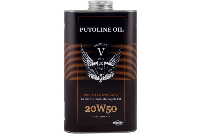 4-Stroke Oil 20W50 Putoline Genuine V-Twin 100% synthetic 1L