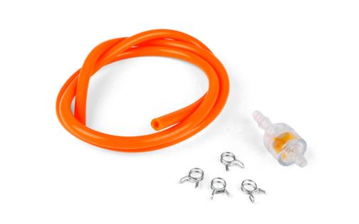 Kit Fuel Hose + Filter d.5mm orange