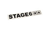 Sticker plotted Stage6 110x33mm black