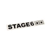 Sticker plotted Stage6 110x33mm black