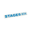Sticker plotted Stage6 110x33mm blue