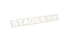 Sticker plotted Stage6 110x33mm white