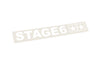 Sticker plotted Stage6 110x33mm white