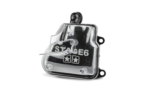 Air Box transparent + Stage6 Air Filter Minarelli horizontal