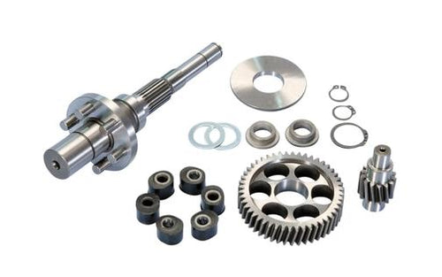 Secondary Gears Polini 14/48 with wheel shaft with buffers Piaggio after 1998