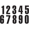 Number Sticker x3 Blackbird #3 13X7cm black