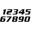 Number Sticker x3 Blackbird #3 20X25cm black