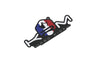 Sticker KRM PRO Ride blue / white / red