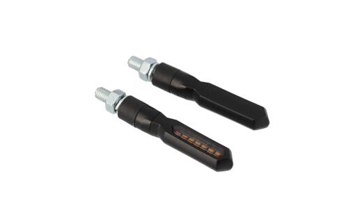 Indicators LED sequential Blackway Quasar black