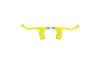 Brake Lever Set short w/ mount yellow (x2)