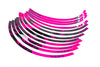 Rim Sticker Kit 10" Stage6 pink / black