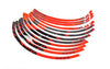 Rim Stickers Scooter 13" Stage6 red / black