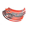 Rim Stickers Scooter 13" Stage6 red / black
