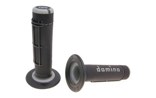 Grips Domino A020 Motocross dual density black / grey