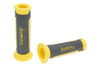 Grips Domino A350 On-Road charcoal / yellow (open ends)
