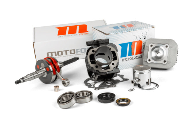 Tuning Kit Motoforce Racing cylinder + crankshaft 70 cast iron Minarelli vertical