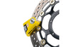 Disc Lock w/ alarm Alpha XA14 Oxford 14mm stainless steel yellow