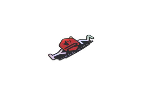 Sticker hologram KRM Pro Ride red