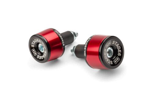 Handlebar End Caps Stage6 HQ red