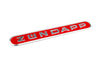 Sticker Zündapp tank oblong red