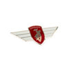 Sticker Zündapp Wing 98x47mm red / white