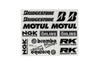 Sticker Sheet Sponsor Brembo etc. 193x240mm