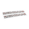 Sticker Zündapp (x2) 220x 20mm black / white