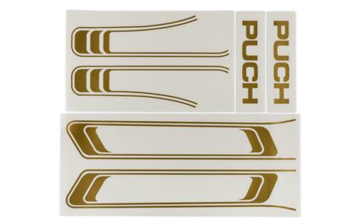 Sticker Puch Maxi (x6) PVC gold