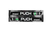 Sticker Puch Maxi tank (x2) 205x25mm chrome