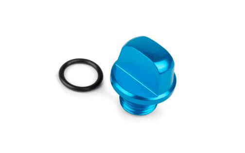 Oil Cap STR8 New Style Minarelli blue