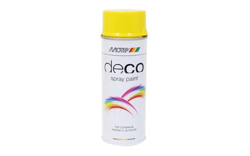 Spray Paint MoTip nitro-based glossy cadmium yellow 400ml