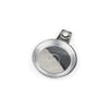 Tax Disc Holder round plastic chrome