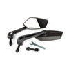 Mirror set KOSO GT, 2 pcs. (RH + LH), black, M8 thread