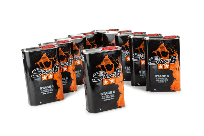 4-Stroke Oil 10W40 Stage6 1L (x10)
