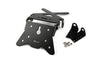 License Plate Holder adjustable aluminium black