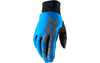 MX Gloves 100% Brisker Hydromatic blue